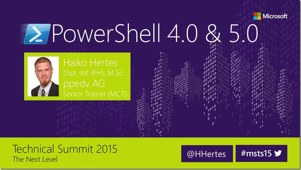 PowerShell Deep Dive – Neuerungen in PowerShell 4.0 und 5.0 - Normal